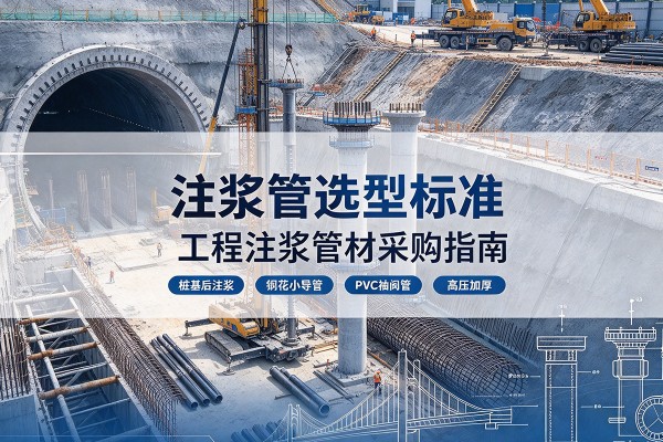 黑山注浆管选型标准