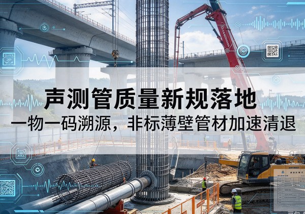 黑山声测管质量新规落地，一物一码溯源，非标薄壁管材加速清退