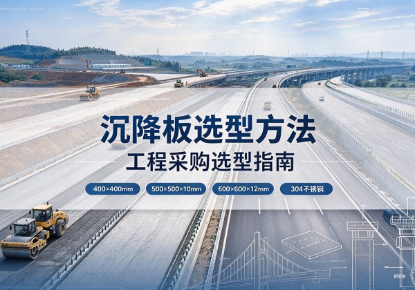 黑山沉降板选择方法